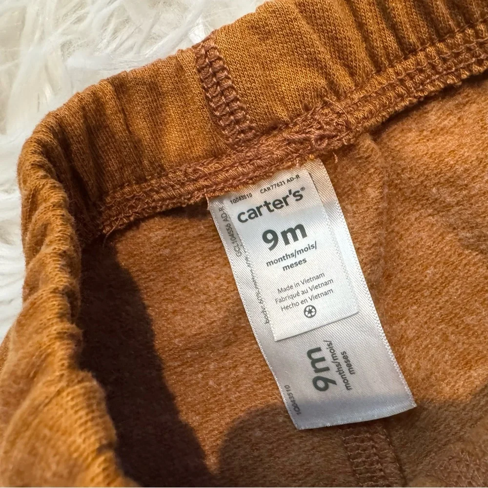 Carter’s Baby Boy 9M Moose Sweater Pants Outfit Set
